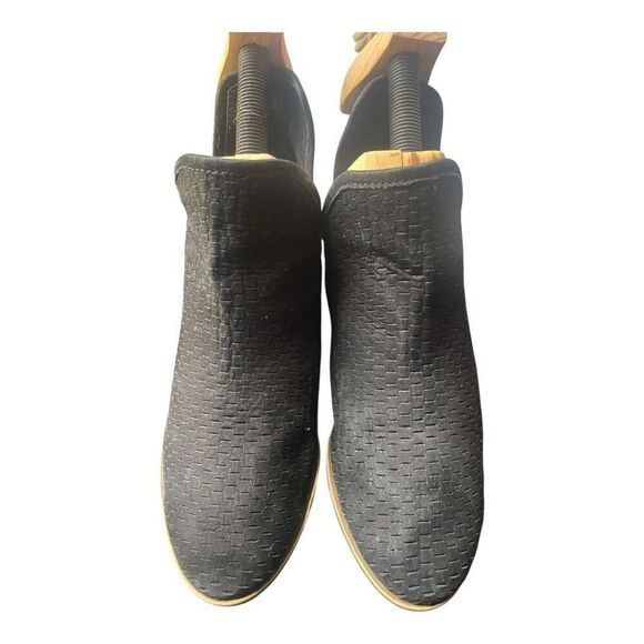 Lucky Brand Baley Black Suede Ankle Boots Size 9 - Picture 2 of 6